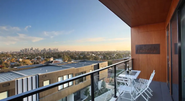 Апартаменты с 2 комнатами с балконом и с видом на город StayCentral - Northcote Hill Penthouse
