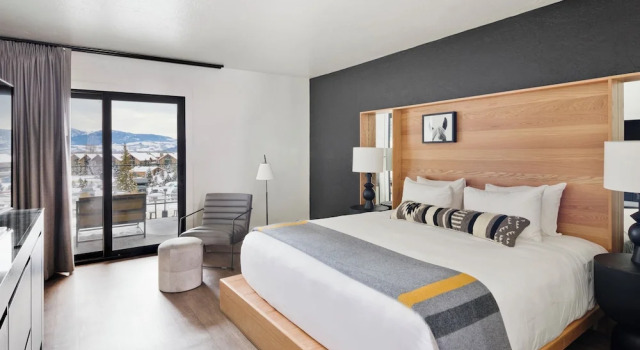 Одноместный номер Deluxe с видом на бассейн Gravity Haus Jackson Hole