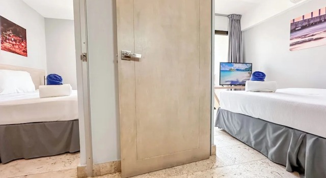 Семейный люкс с 2 комнатами с балконом Hotelito del Mar Playa del Carmen