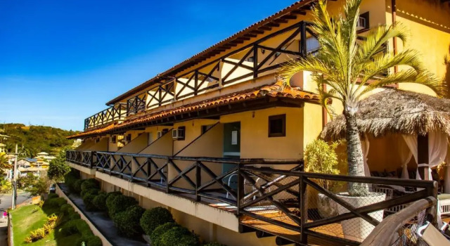 Двухместный номер Standard с балконом и с видом на сад Rio Búzios Beach Hotel