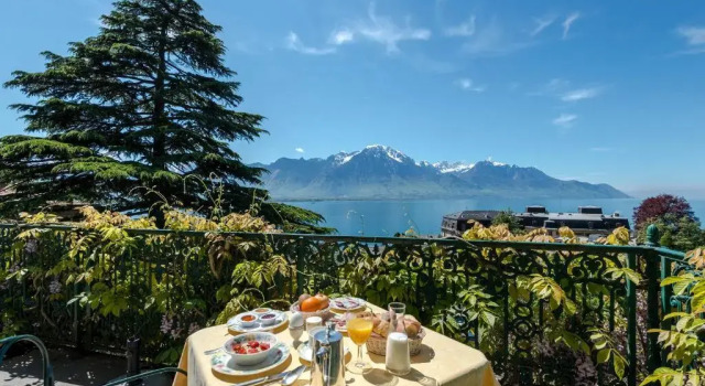 Двухместный номер Superior с видом на озеро Swiss Historic Hotel Masson