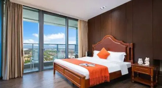 Люкс с 3 комнатами с видом на море Sanya Xingyue Banhai Seaview Holiday Apartment (Haitang Bay Poly Branch)