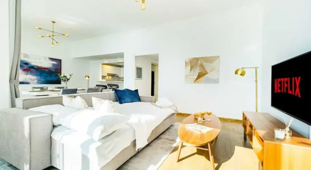 LUX The JBR Beach Sea View Suite, Забронировать Апартаменты/квартира Апартаменты Эмирата Дубая, рядом с Dubai Marina Yacht Club, Апартаменты/квартира