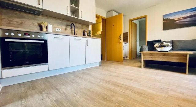 Апартаменты с 2 комнатами с балконом Ferienhaus Am Achterwasser