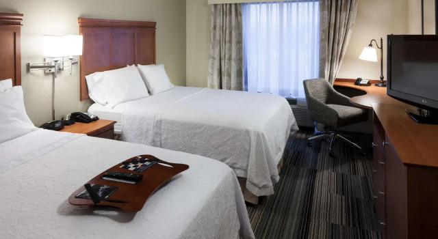 Четырёхместный номер Standard Hampton Inn & Suites Davenport