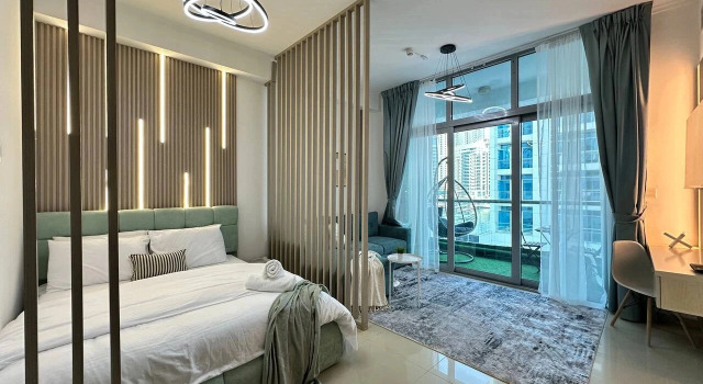 Квартира Marina Canal Studio New Walk to JBR Beach, Забронировать Апартаменты/квартира Апартаменты Эмирата Дубая, рядом с Станция метро Jumeirah Lake Towers, Апартаменты/квартира