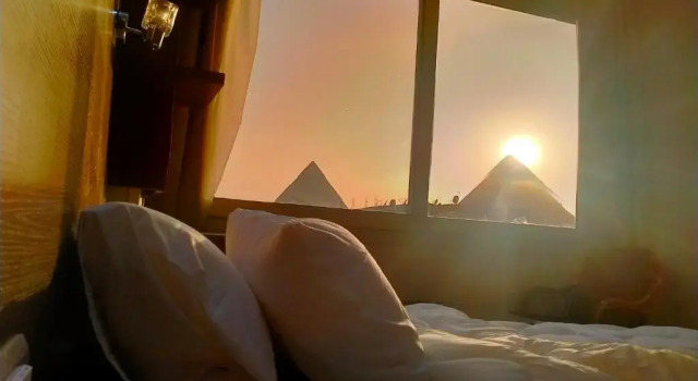 Номер Deluxe Hassan Pyramids Hotel & free access Rooftop & airport pickup