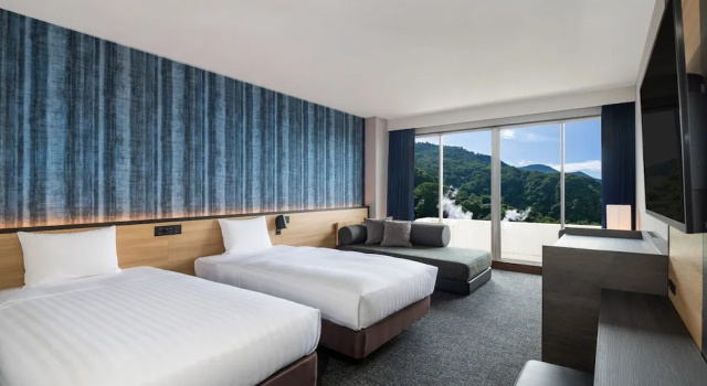 Трёхместный номер Deluxe Kirishima Kokusai Hotel