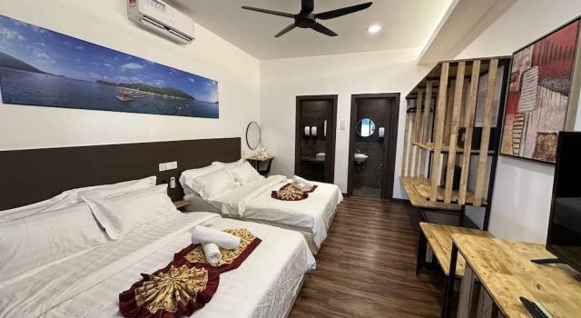 Семейный номер Deluxe The Barat Perhentian