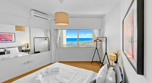 1BR Seaview Apt close to the beach - Top location, Book Apartment Larnaka Larnaca Region