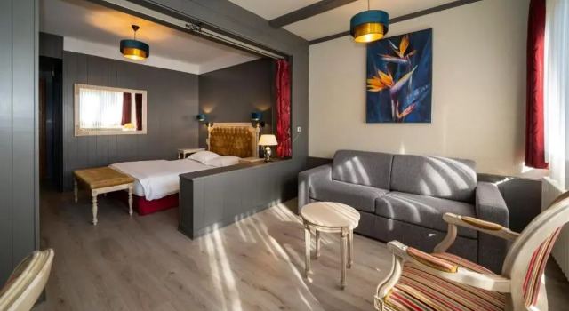 Четырёхместный номер Standard Hôtel du Parc, Restaurant, Spa & Wellness