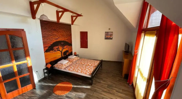 Апартаменты с 2 комнатами с балконом Hellasz Apartman