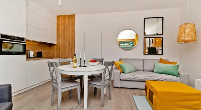 Двухместная студия с балконом BlueApart Apartamenty Jurata