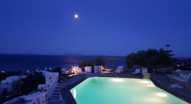 Трёхместный номер Deluxe с балконом и с видом на море Anerousses Mykonian Traditional Houses