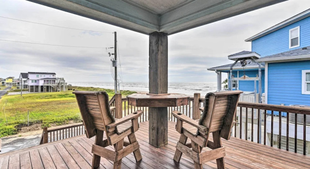 Group Getaway w/ Deck, Steps to Crystal Beach!