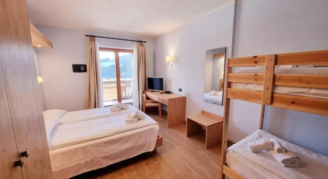 Семейный номер Standard с балконом Hotel San Carlo, tra Bormio e Livigno