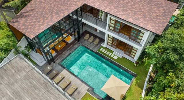 Villa KClub River Front 4, Rezervovat Vila Chaty v Bali, Chalupa