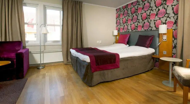 Кровать в общем номере Quality Hotel Sarpsborg
