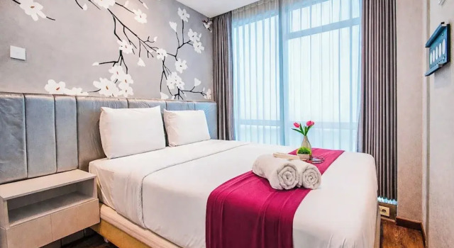 Апартаменты Standard Artistic And Bright 1Br At Grand Sungkono Lagoon Apartment
