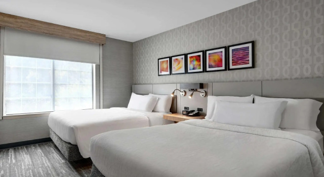 Четырёхместный люкс c 1 комнатой Hilton Garden Inn Hamilton
