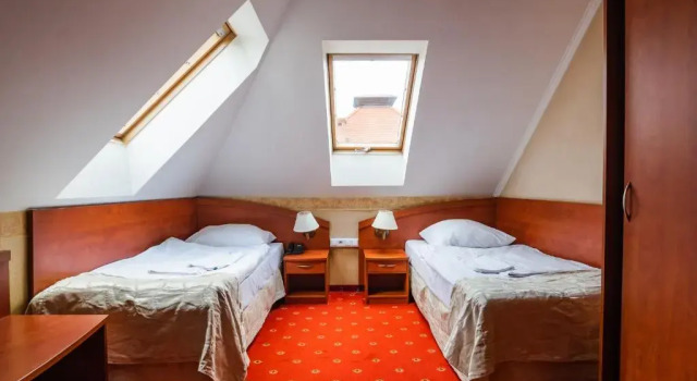Двухместный номер Standard Мансарда Hotel Restauracja Browar Lwów w Lublinie