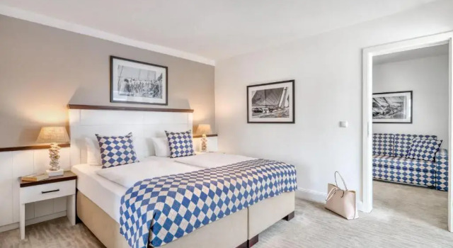 Двухместный номер Standard с частичным видом на море Hotel Strandschlösschen