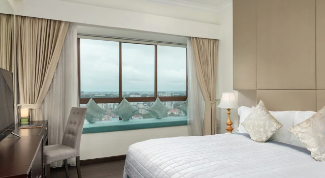 Апартаменты с 3 комнатами с видом на город Pyay Garden Residence