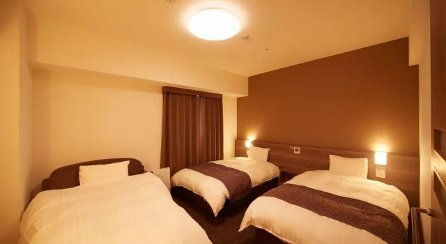 Трёхместный номер Standard Dormy Inn Morioka