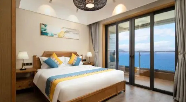 Люкс с 2 комнатами с балконом и с видом на море Shangmu · ISA Full Suite Surfing Ocean View Resort Meisu (Wanning Sun Moon Bay Rongchuang Store)