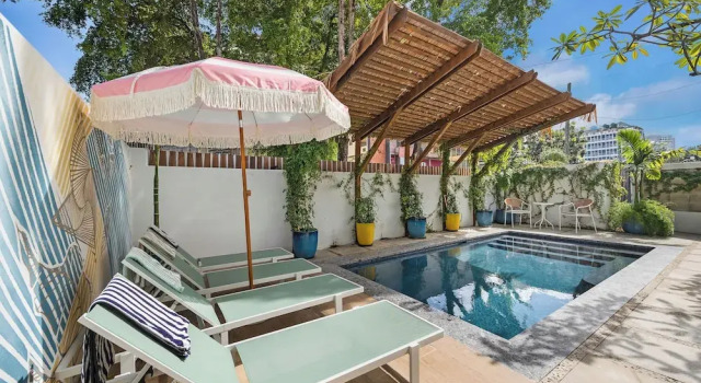 Апартаменты In Condado Beach Beautiful Pool With Tanning Bed