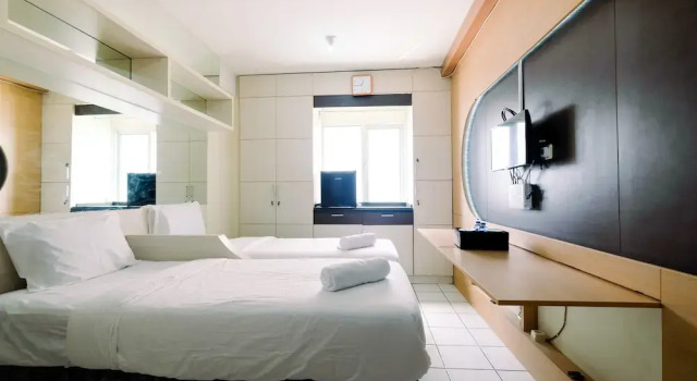 East Park Studio Apartment with Twin Beds, Prenota Appartamento Giacarta Jakarta Province