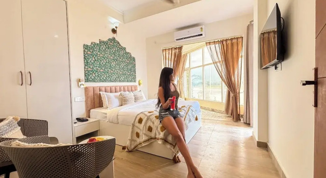Семейный номер Standard The Neeraj Ganga Rajmahal Wellness With Ganga View