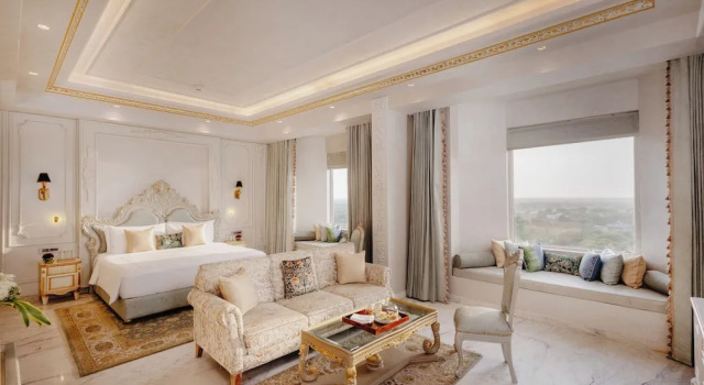 Люкс Presidential с 2 комнатами с балконом Anantara Jewel Bagh Jaipur