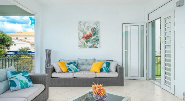 Apartment with 2 Bedrooms in Les Trois-Îlets, with Wonderful City View, Enclosed Garden And Wifi - 50 M From the Beach