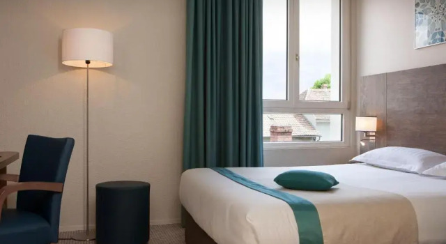 Classique chambre Logis Hôtel Beauséjour Colmar