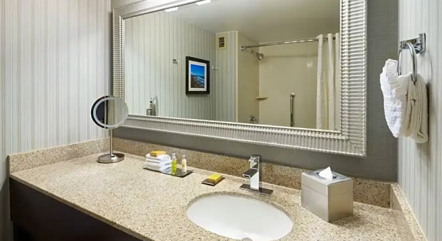 Двухместный полулюкс Mobility Accessible Roll-In Shower с видом на город DoubleTree by Hilton San Diego Del Mar
