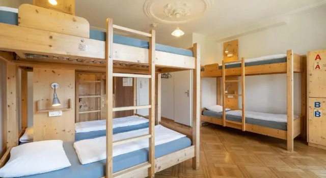Кровать в общем номере Backpackers Villa Sonnenhof - Hostel Interlaken
