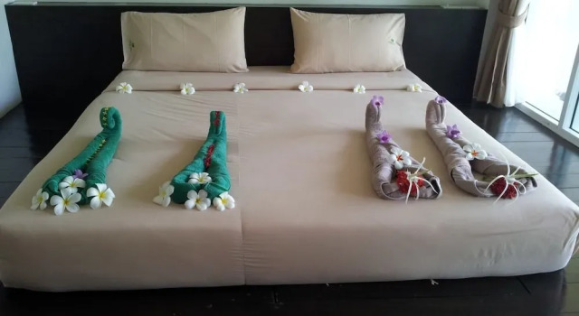 Двухместный номер Deluxe с балконом и с видом на море Makathanee Resort