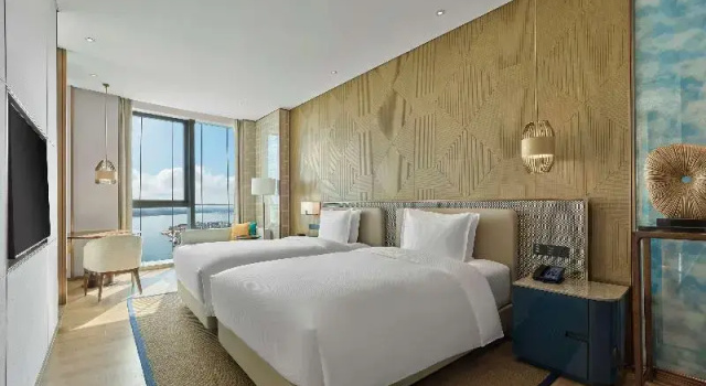 Номер Premium с видом на океан Hilton Hainan Ocean Flower Island