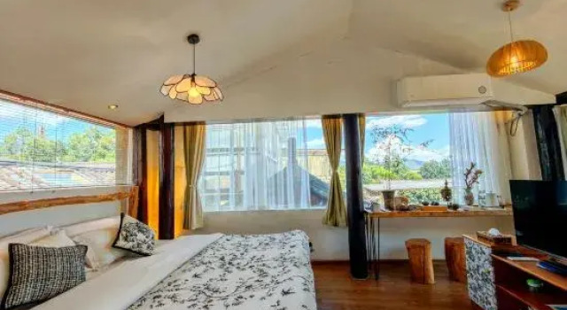 Люкс Presidential с красивым видом из окна Shuhe Danggui Courtyard · Pet-Friendly Garden Courtyard-Style Hotel (Lijiang Shuhe Old Town)