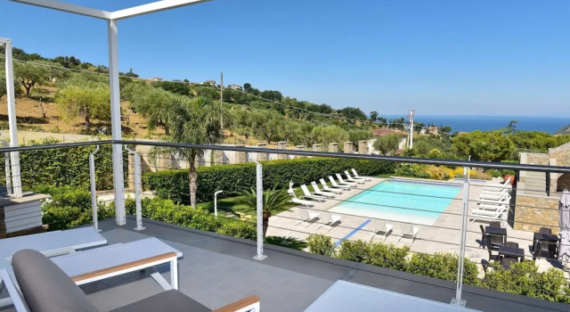 Deluxe cameră duplex cu vedere la mare Torre Difyos