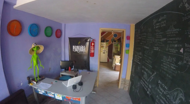 Кровать в общем номере Parnaíba Hostel