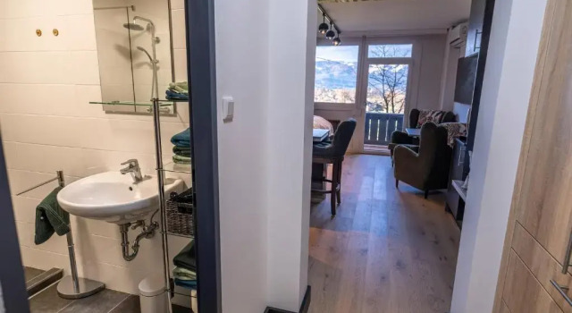 Студия Wolfgangsee Appartements - Panorama Blick, Parkplatz, Balkon