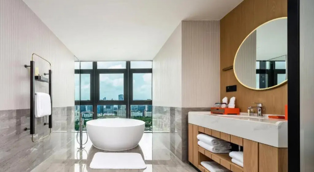 Двухместный люкс Deluxe The Mercury Garden Shenzhen Nanshan, A Tribute Portfolio Hotel