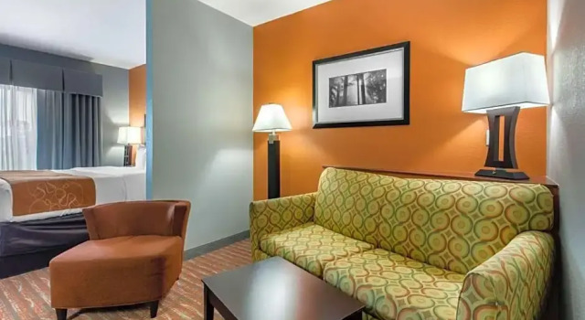 Kahden hengen Sviitti kaupunkinäköala Comfort Suites Jackson