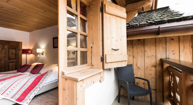 Двухместный номер Superior с балконом Les Chalets de La Griyotire