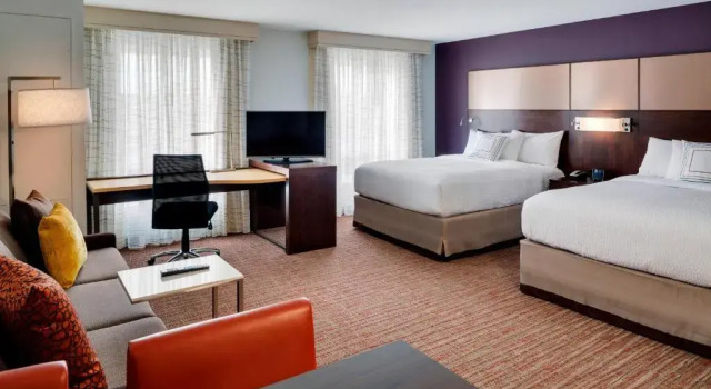Четырёхместная студия Residence Inn by Marriott Bangor