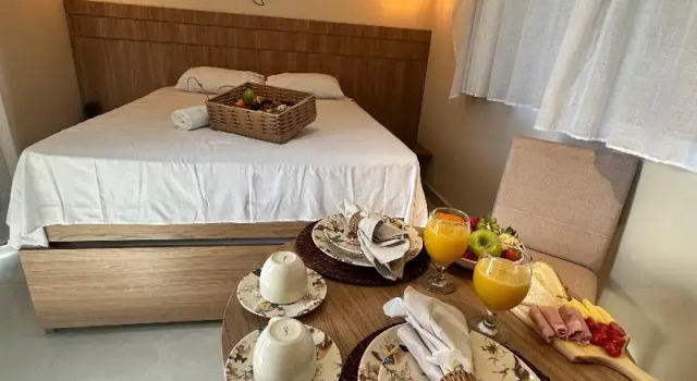 Семейный номер Deluxe с балконом LAWAKE House pipa Studios e apartamentos nomads