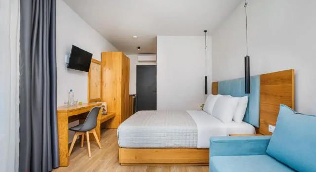Трёхместный номер Standard с видом на бассейн Summer Sea Villa Athina - Fourka Beach Halkidiki