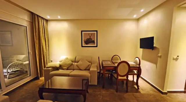 Апартаменты с 2 комнатами с балконом и с видом на море Mnar Castle Apartments